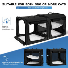 Suertree foldable travel bowls integrate easily into the carrier kit.