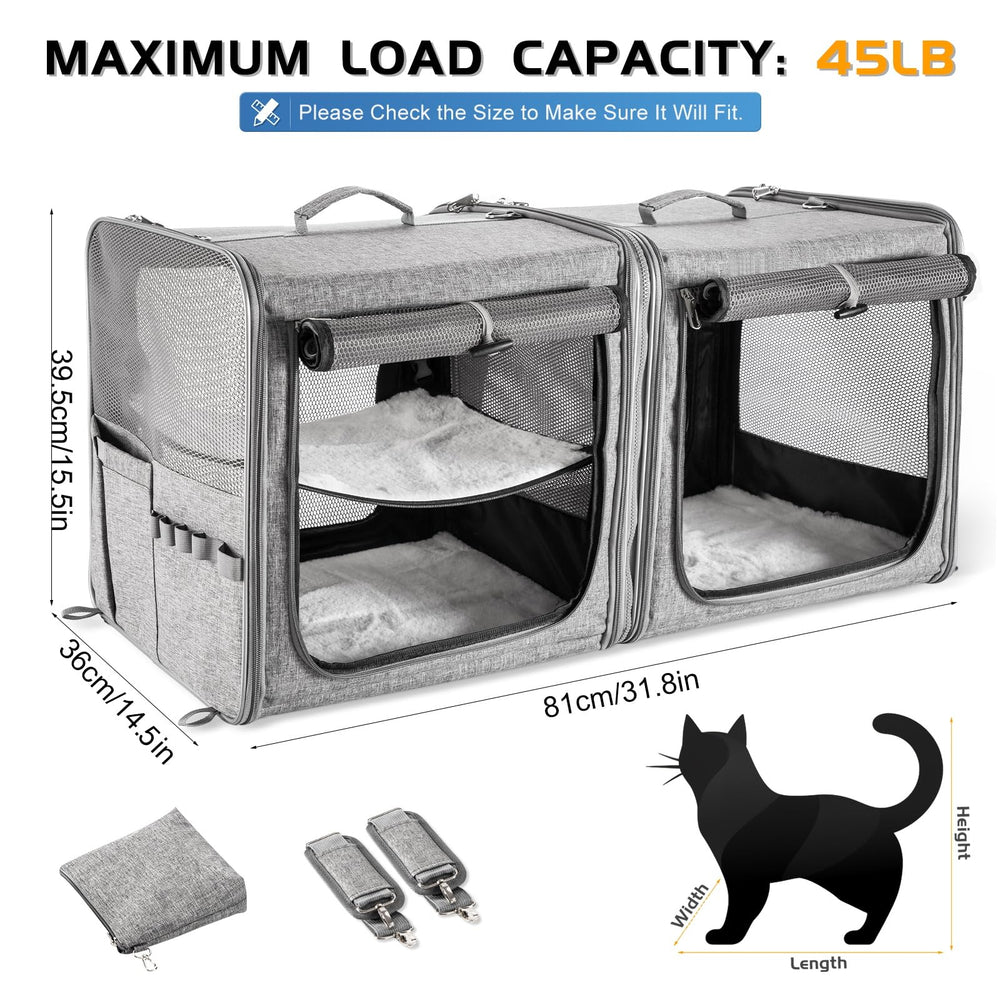 Suertree included travel bowls keep pets fed and hydrated.