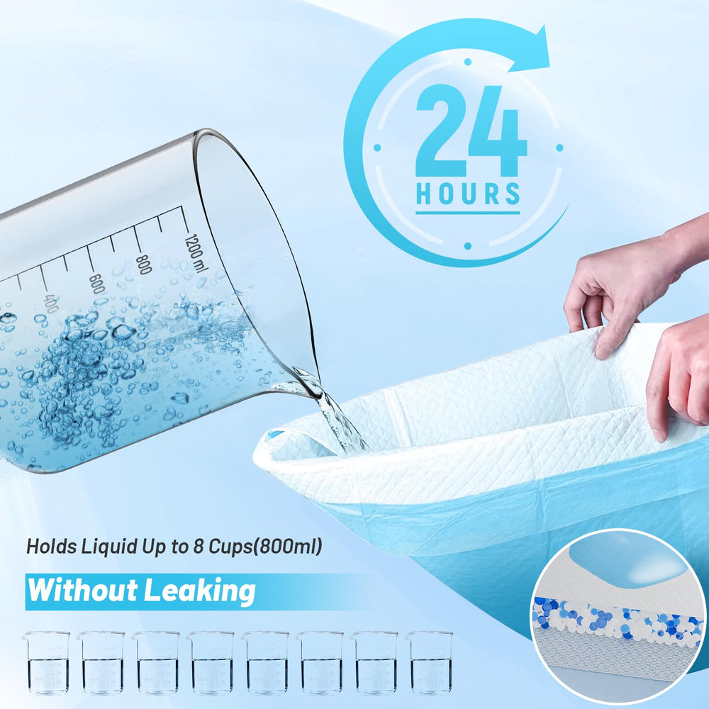 SUGUNING puppy pads thick-leak-proof design emphasizes reliable containment on hard floors.