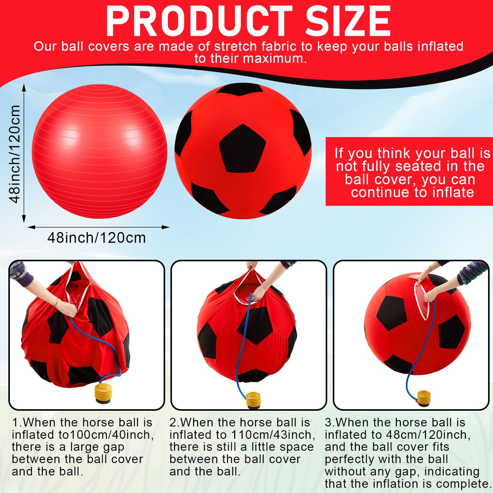 Suilung hand pump included for easy inflation at home or stable