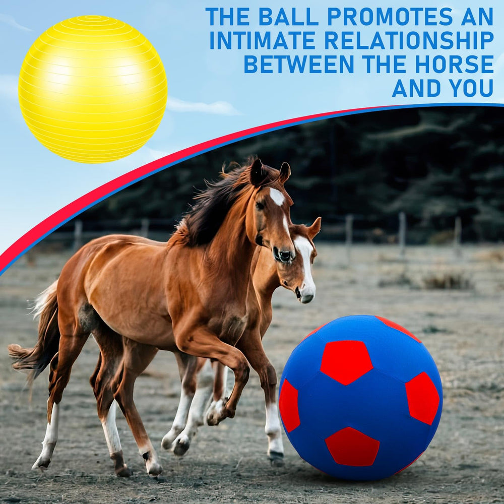 Suilung horse stall enrichment ball promotes active exercise and engagement.