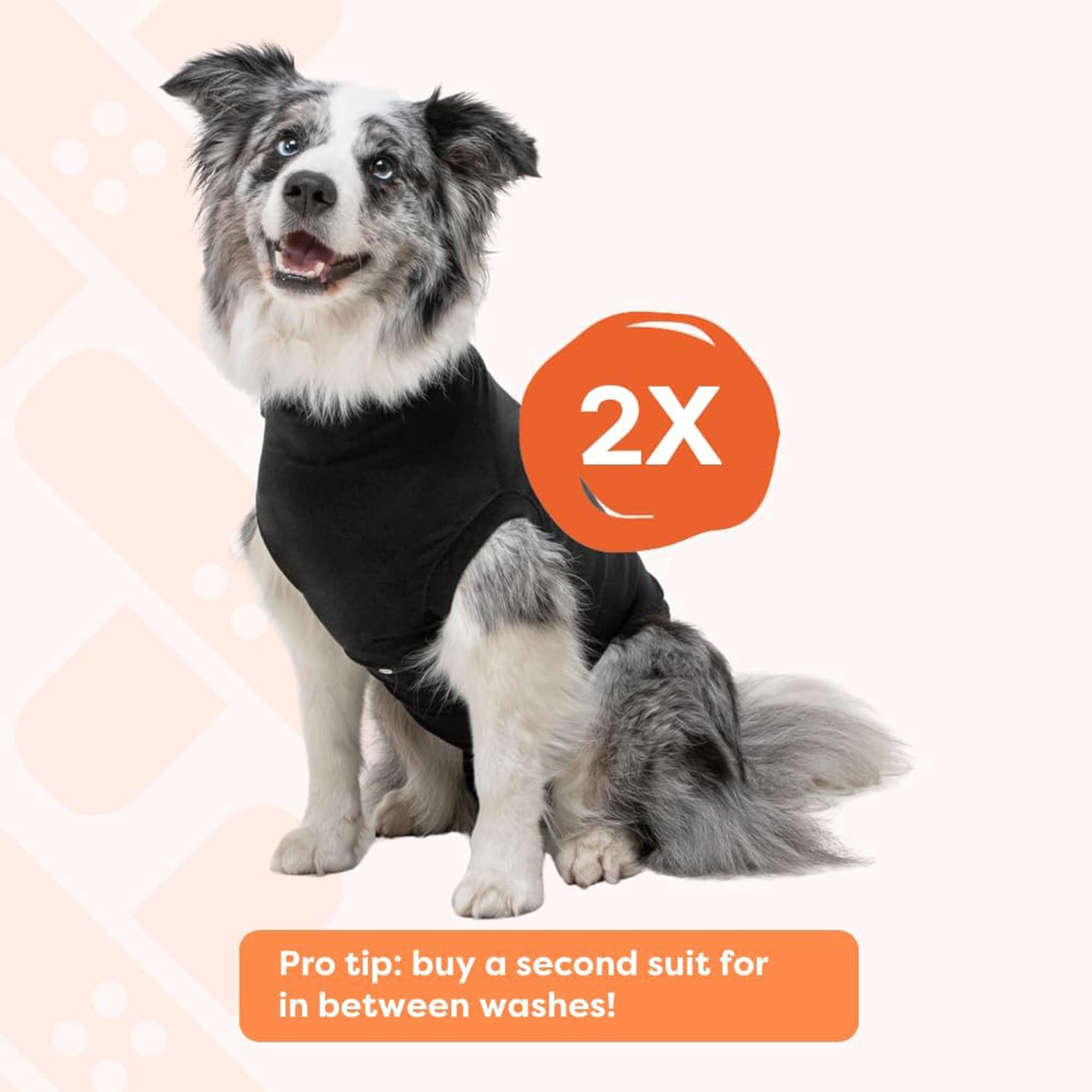 Suitical recovery suit provides torso coverage for wound protection.