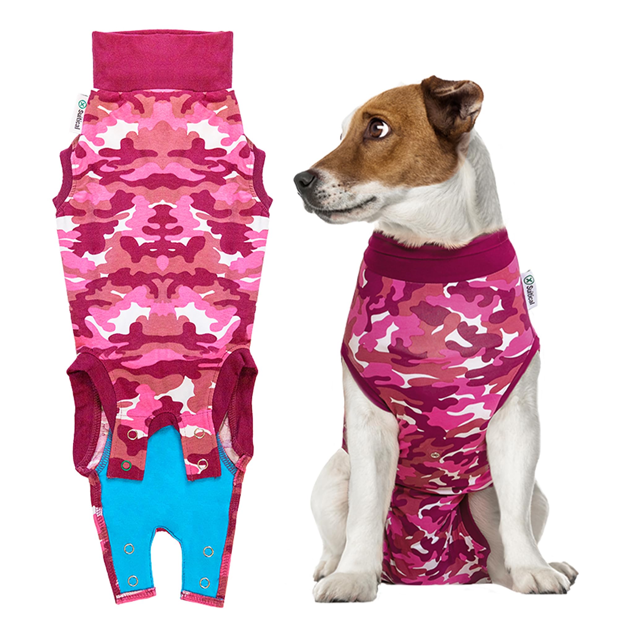 Suitical recovery suit soft fabric detail shows breathable cotton-lycra blend for comfort