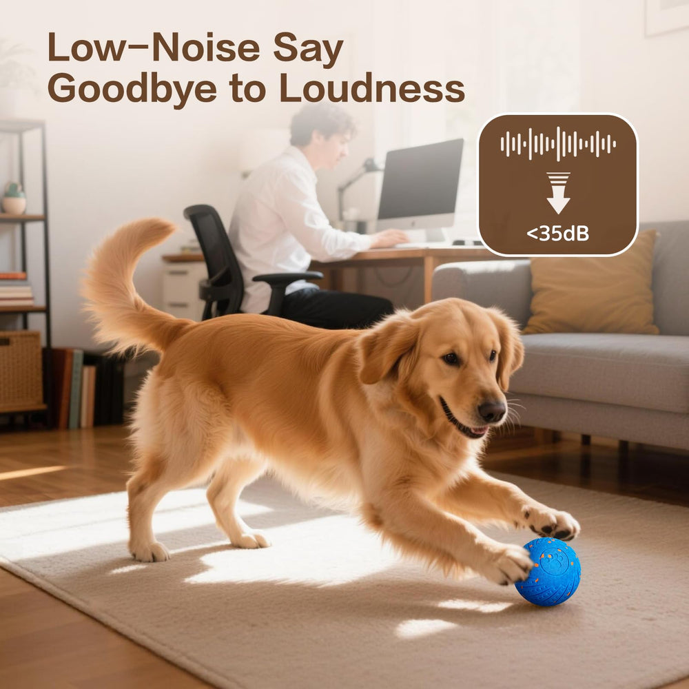 SUJF Interactive Dog Ball USB-C charging for quick recharges