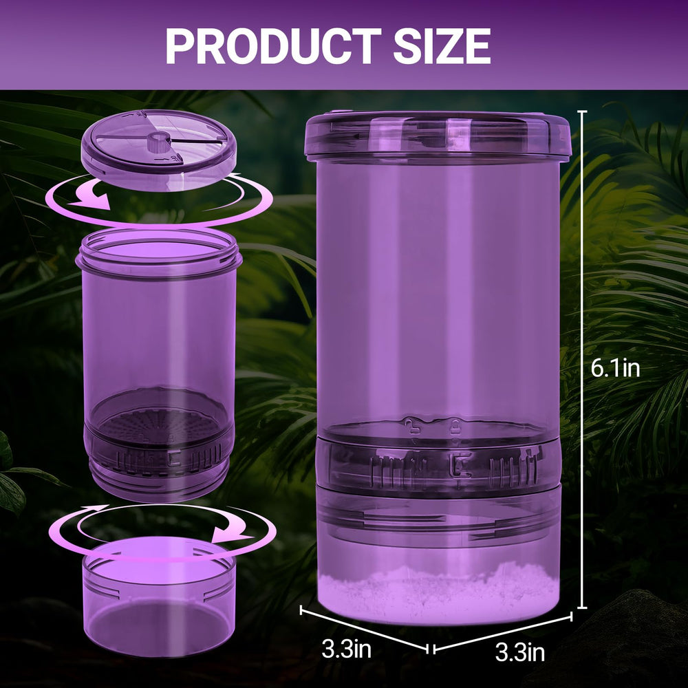 SUKEOPET panoramic bottle view shows clear mixing during operation