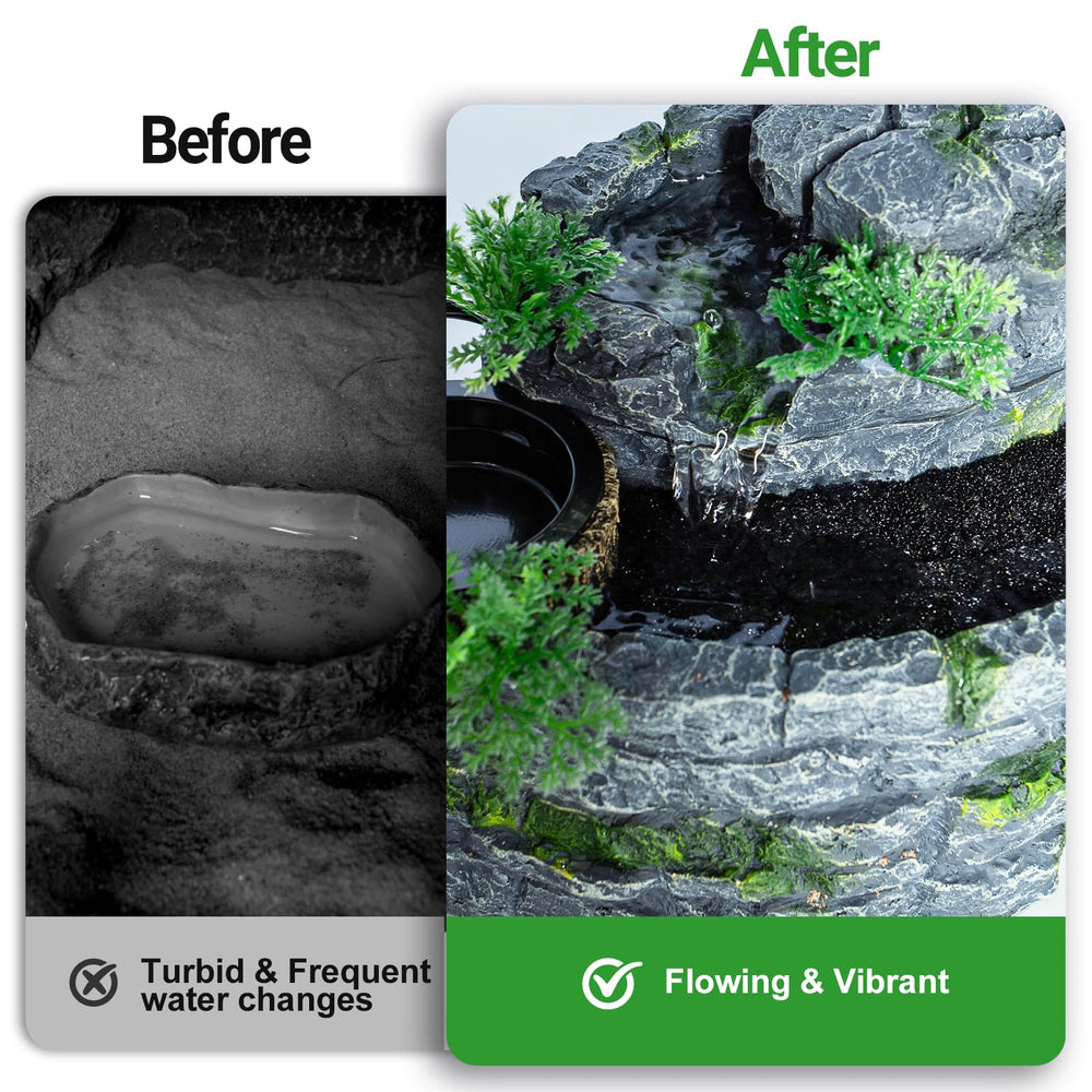 SUKEOPET self-cleaning circulation keeps water fresh.