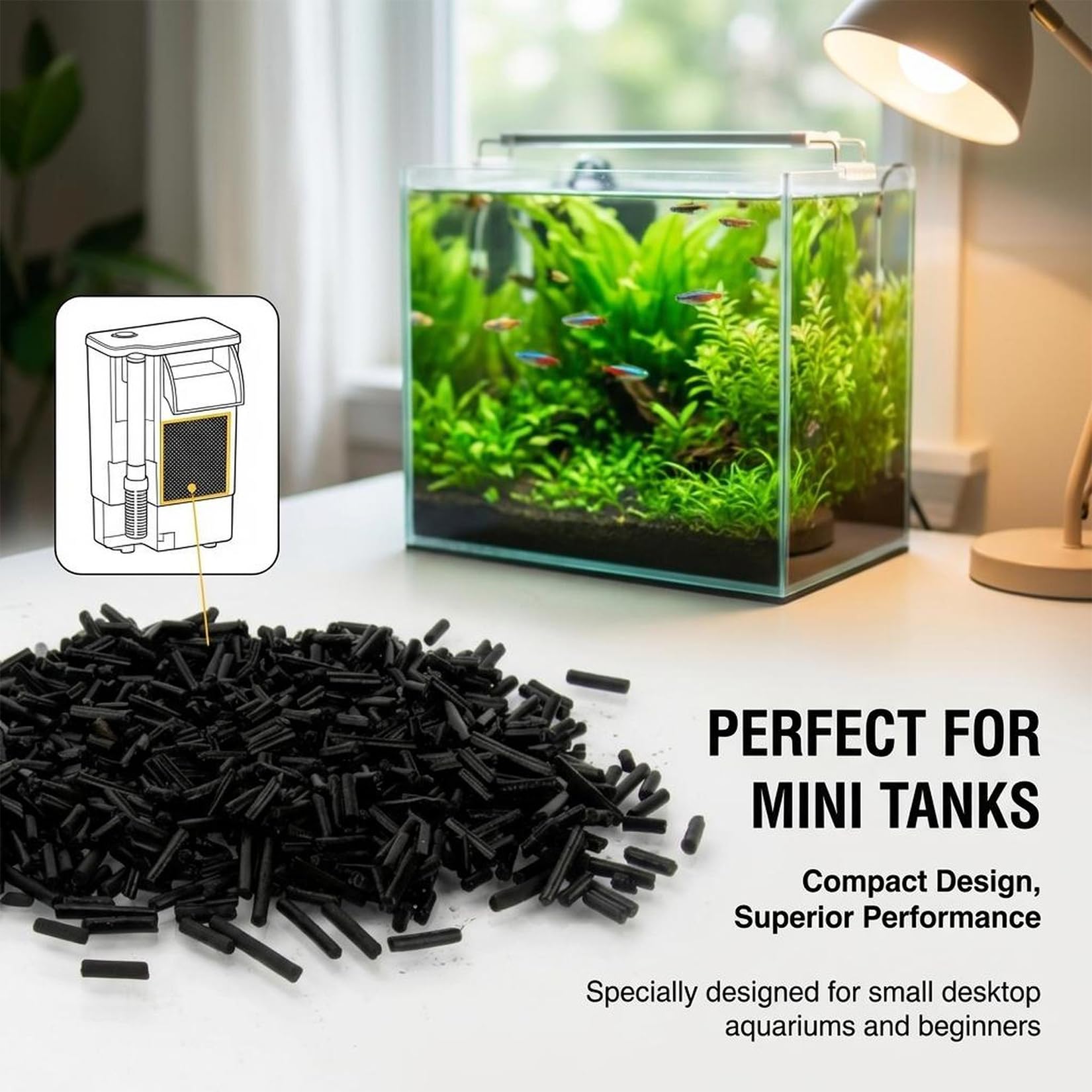Sukh Activated Carbon Pellets delivering water purification in a canister