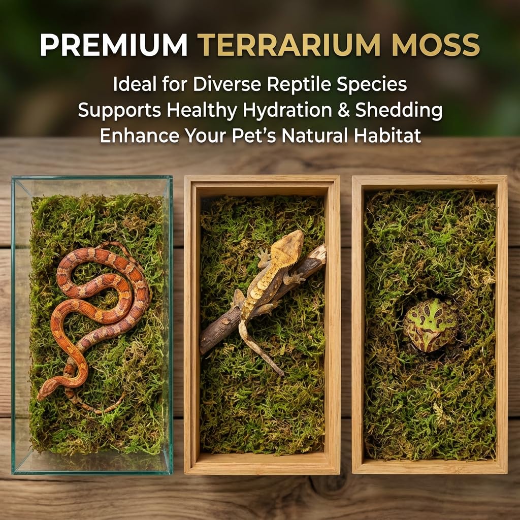 Sukh Sphagnum Moss aids shedding with moisture.