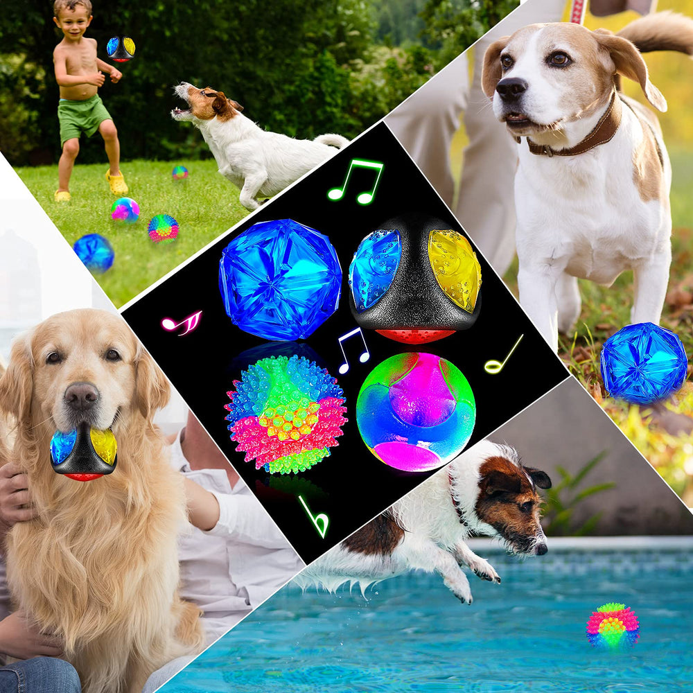 Sumind glow-in-dark dog ball stays visible during night play.