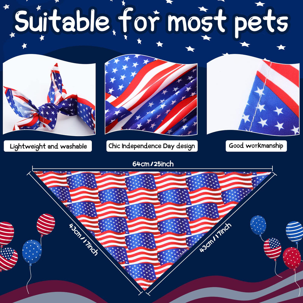 Sumind patriotic dog bandana designs ideal for outdoor events.
