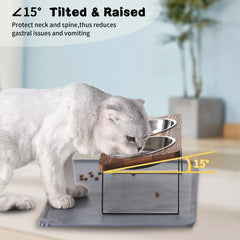 Summark Stainless Steel Bowls are rust-resistant and removable for easy cleaning.