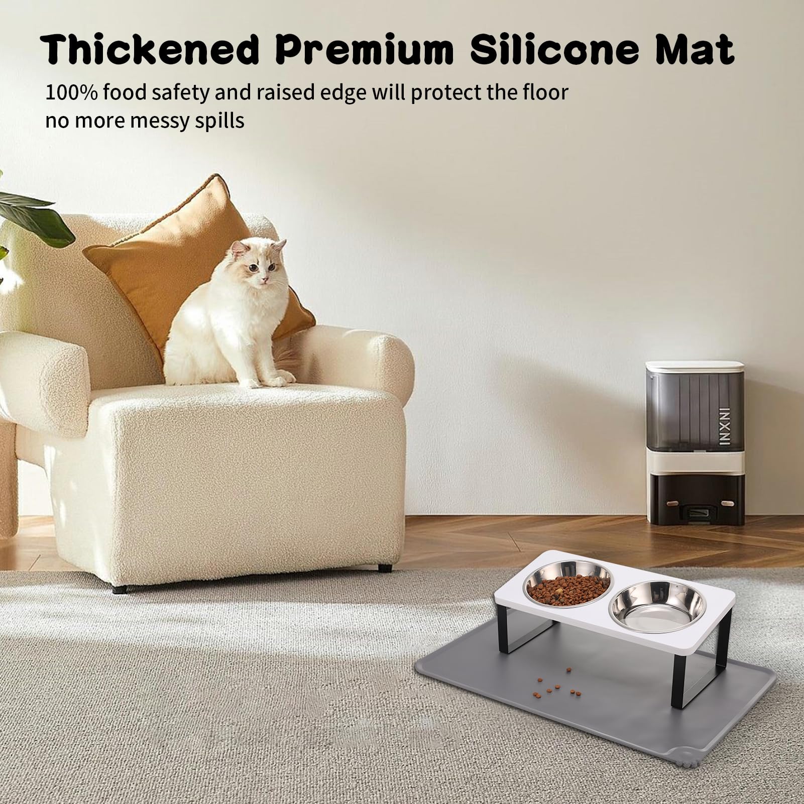 Summark stainless steel bowls resist rust and are easy to clean
