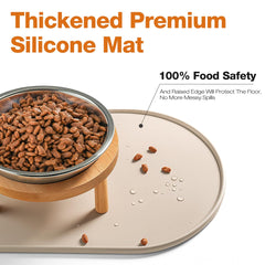 Summark stainless steel bowls are removable and rust-resistant for easy cleaning.
