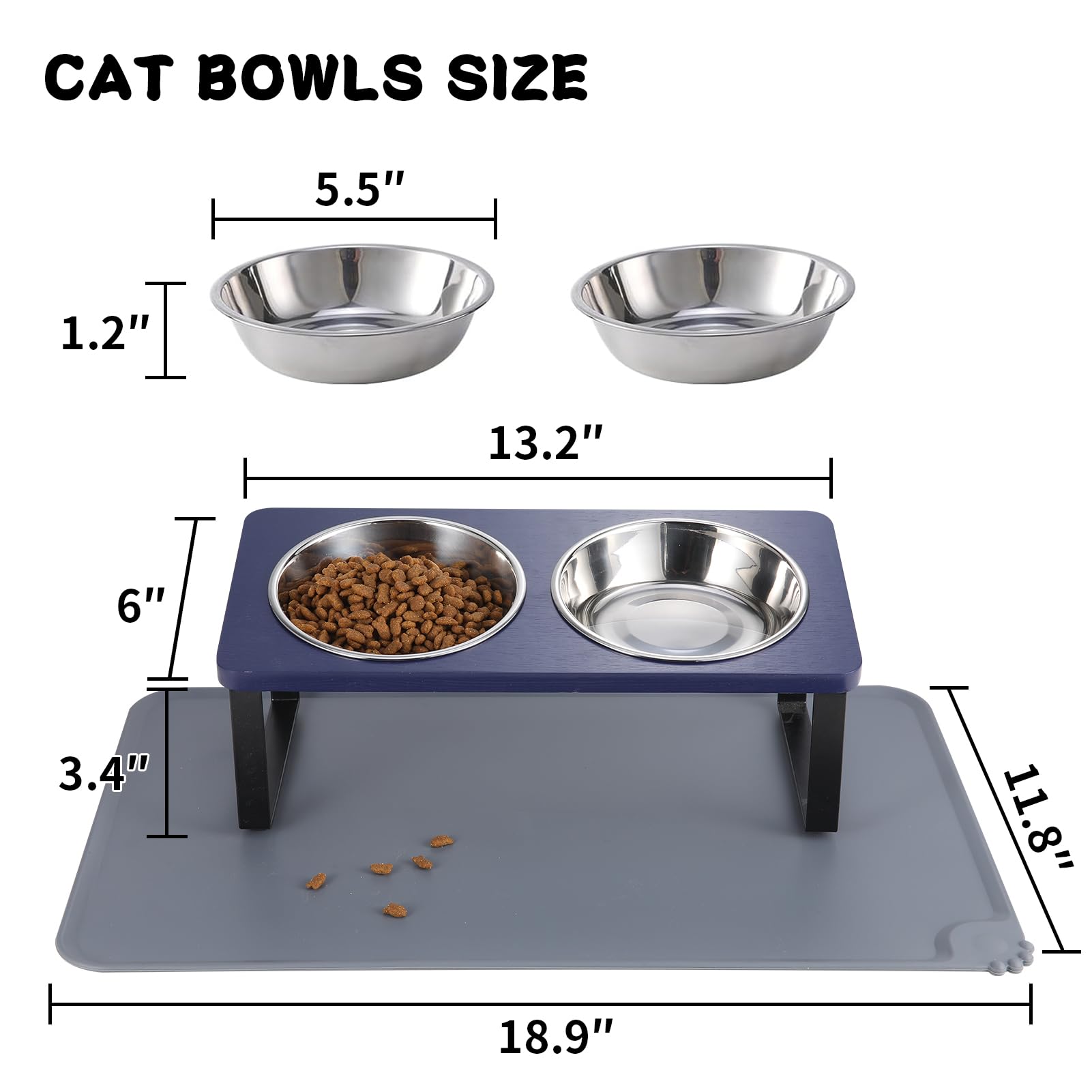 Summark spill-prevention mat catches crumbs and reduces mess after meals