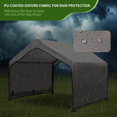 SUMMERTRAIL big dog shelter canopy—durable frame for reliable outdoor use.