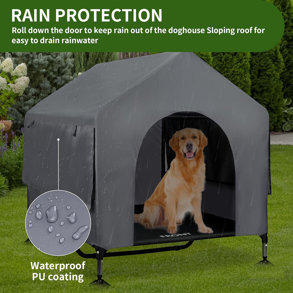 Summertrail two-sides mesh windows close-up emphasizing breathable airflow for pets.