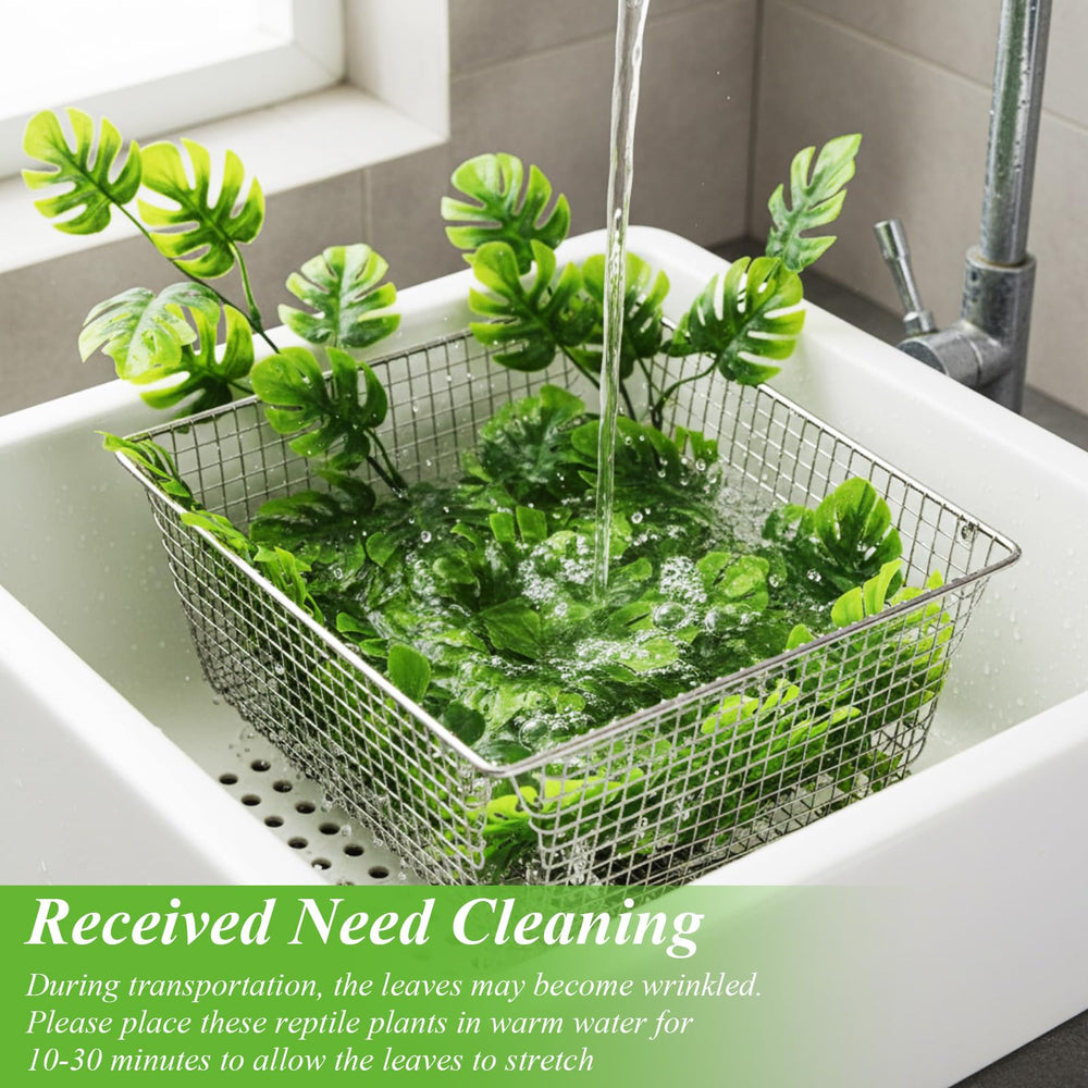Suncalla safe, durable plastic vines for pet-friendly terrariums