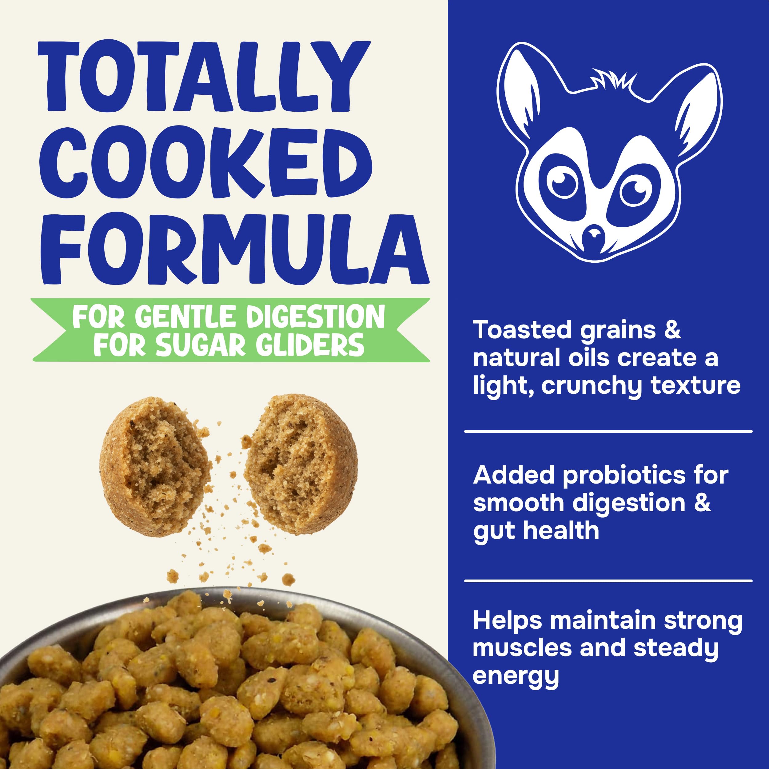 Suncoast Happy Glider fruity flavor pellets appealing to picky eaters