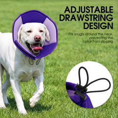 SUNFURA Dog Cone easy-on-off for effortless changes during recovery
