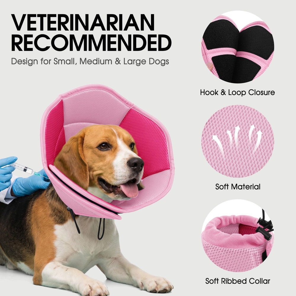 SUNFURA hook and loop closure makes wear quick and easy for pets.