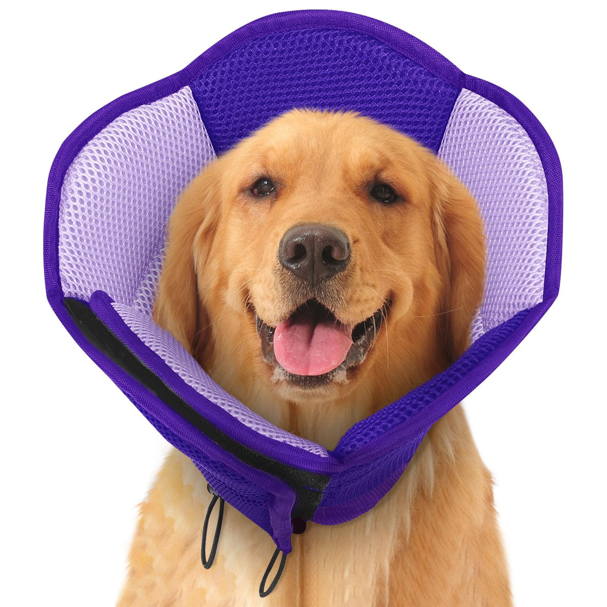 SUNFURA Dog Cone soft-breathable-mesh design for post-surgery comfort