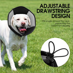 SUNFURA soft cone fits most breeds with neck size adjustments.