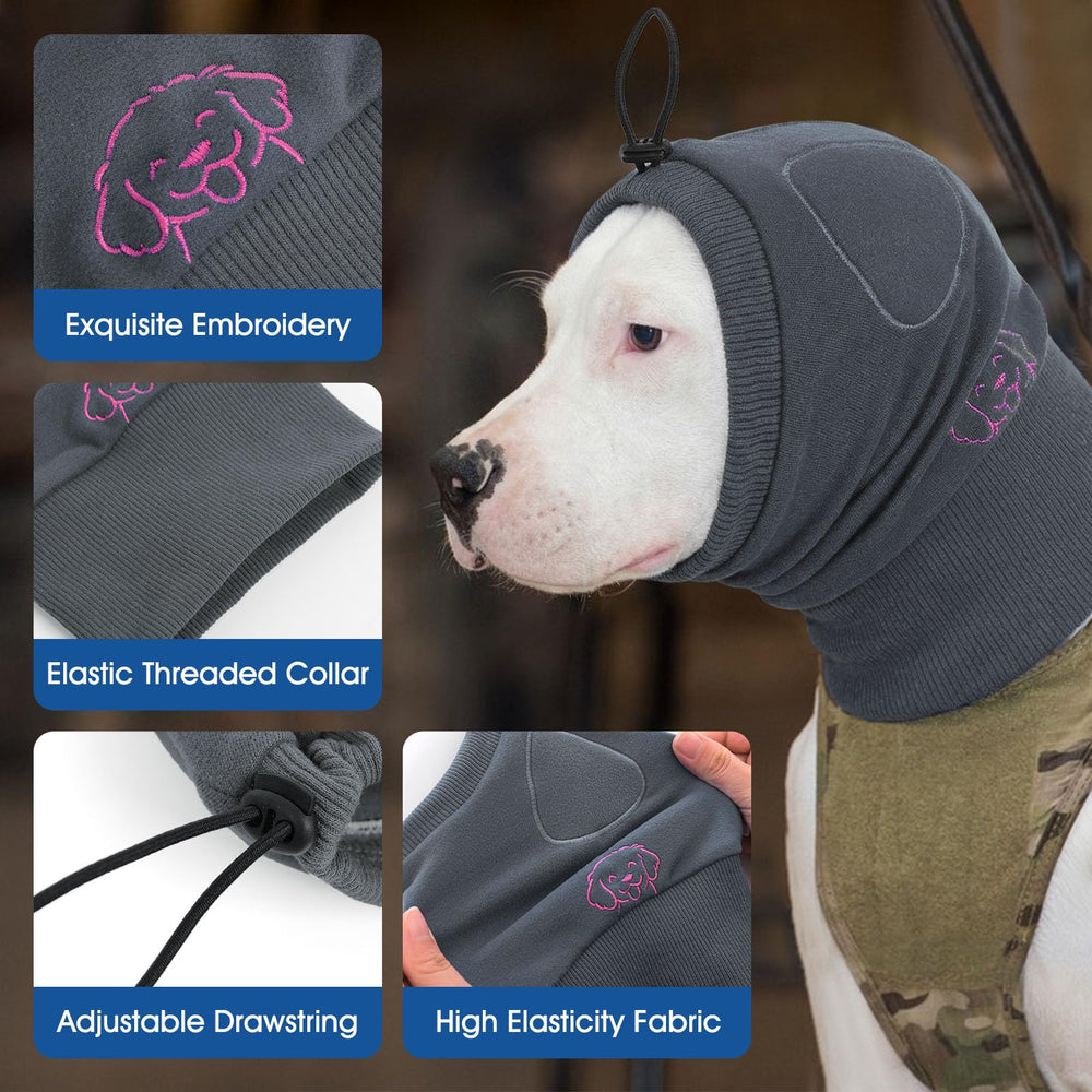 SUNFURA warm ear wrap adds warmth in cold weather for dogs