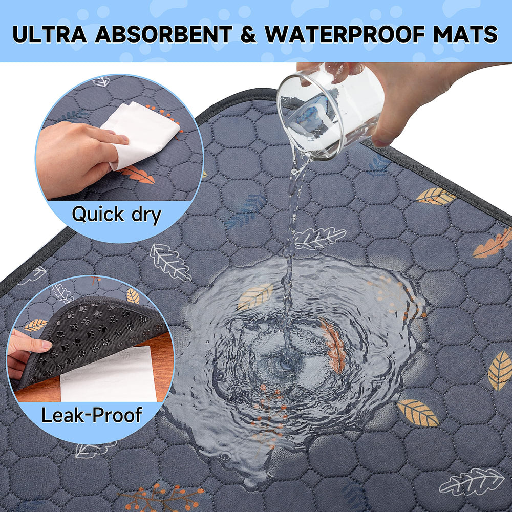 Sunheir absorbent, leak-proof dog pad for mess containment.