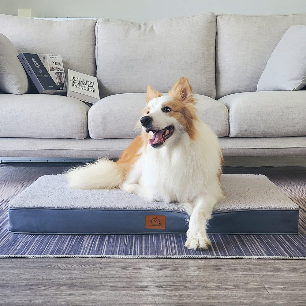 Sunheir bed features an anti-slip bottom to stay in place.