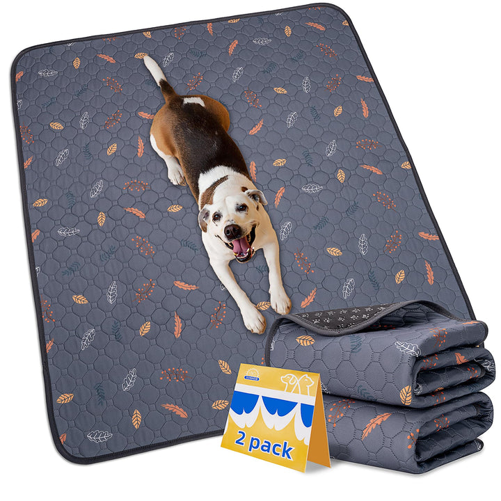 Sunheir Washable Dog Pee Pad 48x48 laid flat for training.