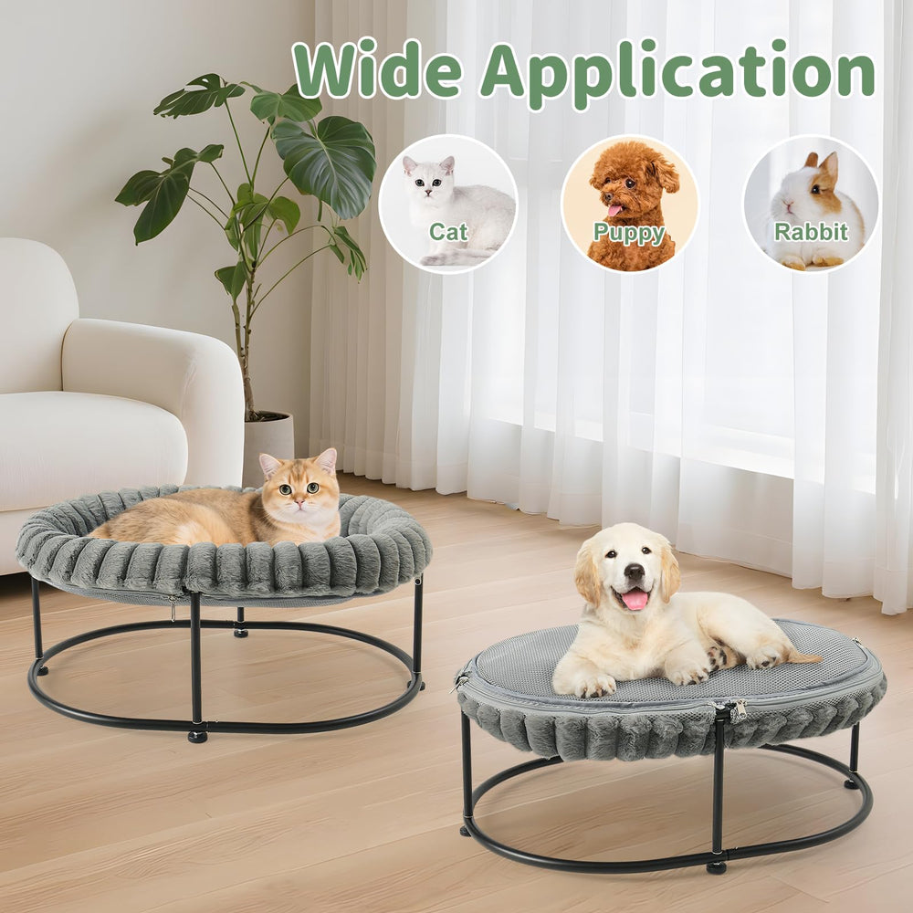 Sunhoo cat bed washable cushion highlights easy machine washing.
