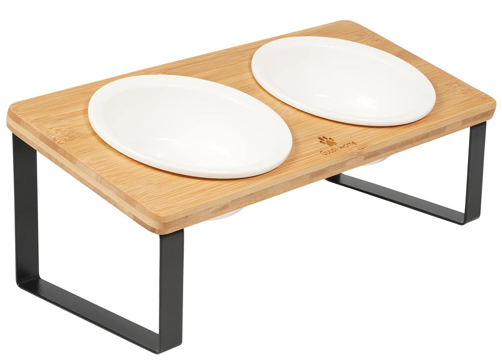 Sunhoo compact dual-bowl dining station ideal for small spaces