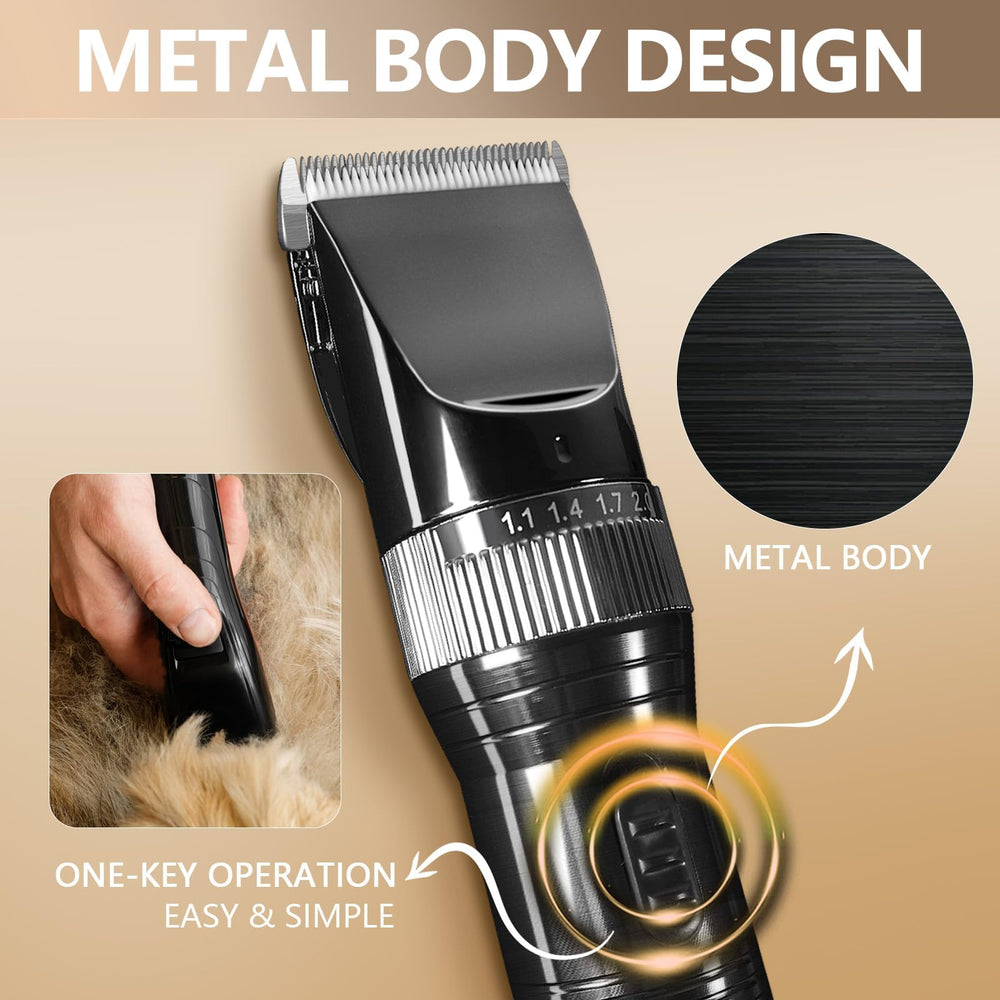 Sunifier aluminum body highlights robust construction for repeated grooming.