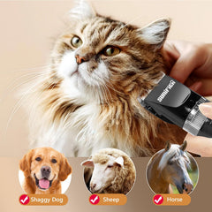 Sunifier clippers with guard combs included for versatile lengths.