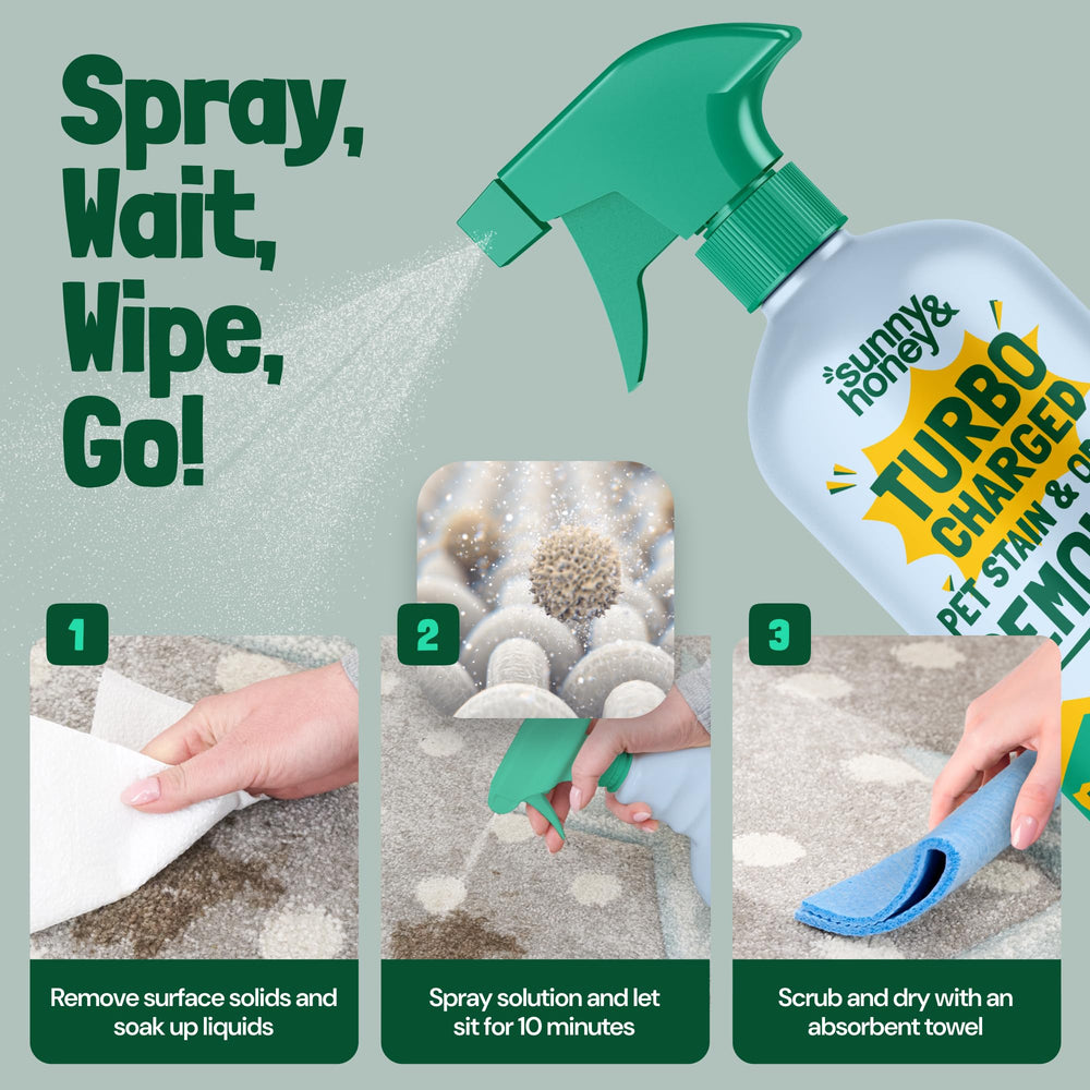 Sunny & Honey Turbo Enzyme cleaner USA-made and family-safe