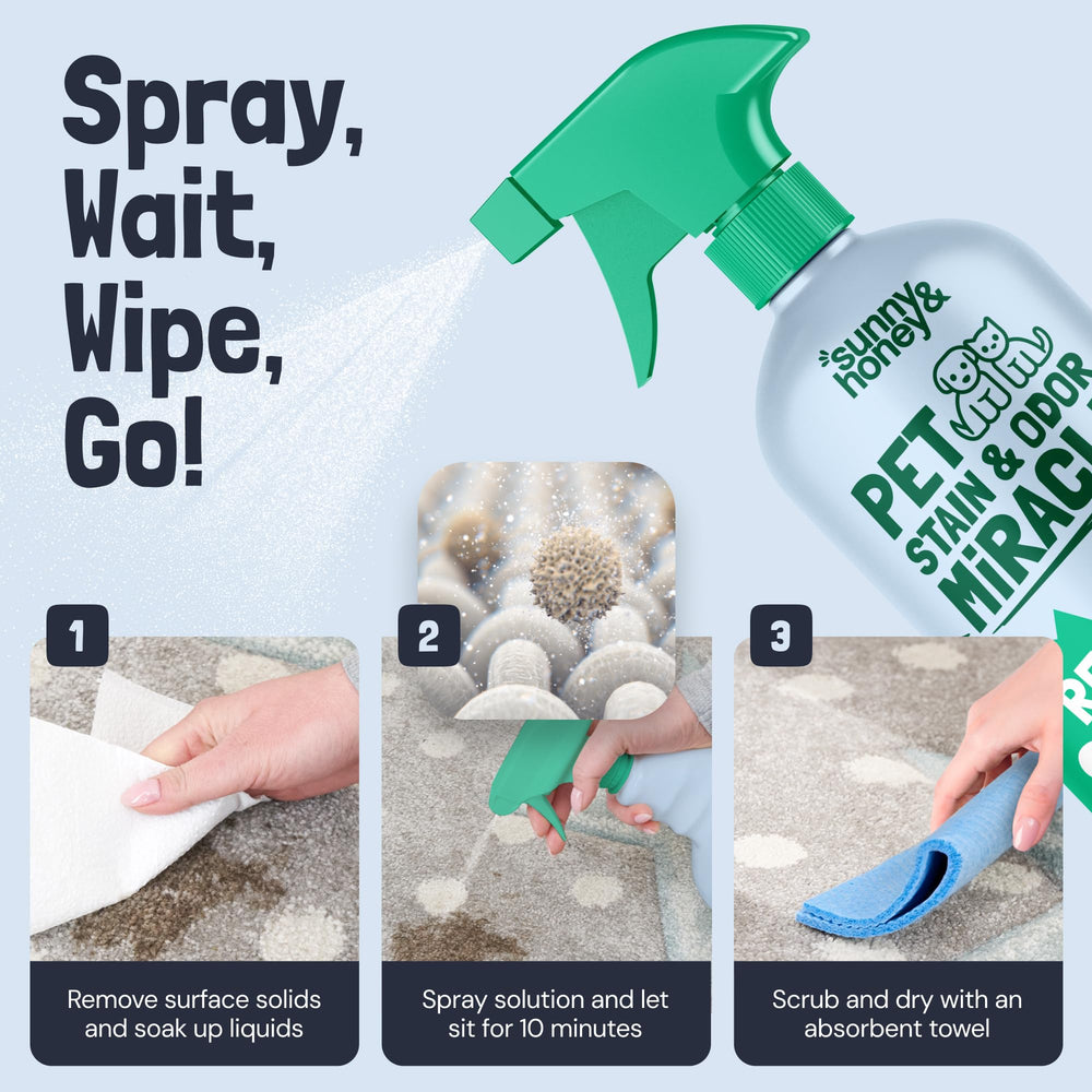 Sunny & Honey USA-made pet cleaner for family use