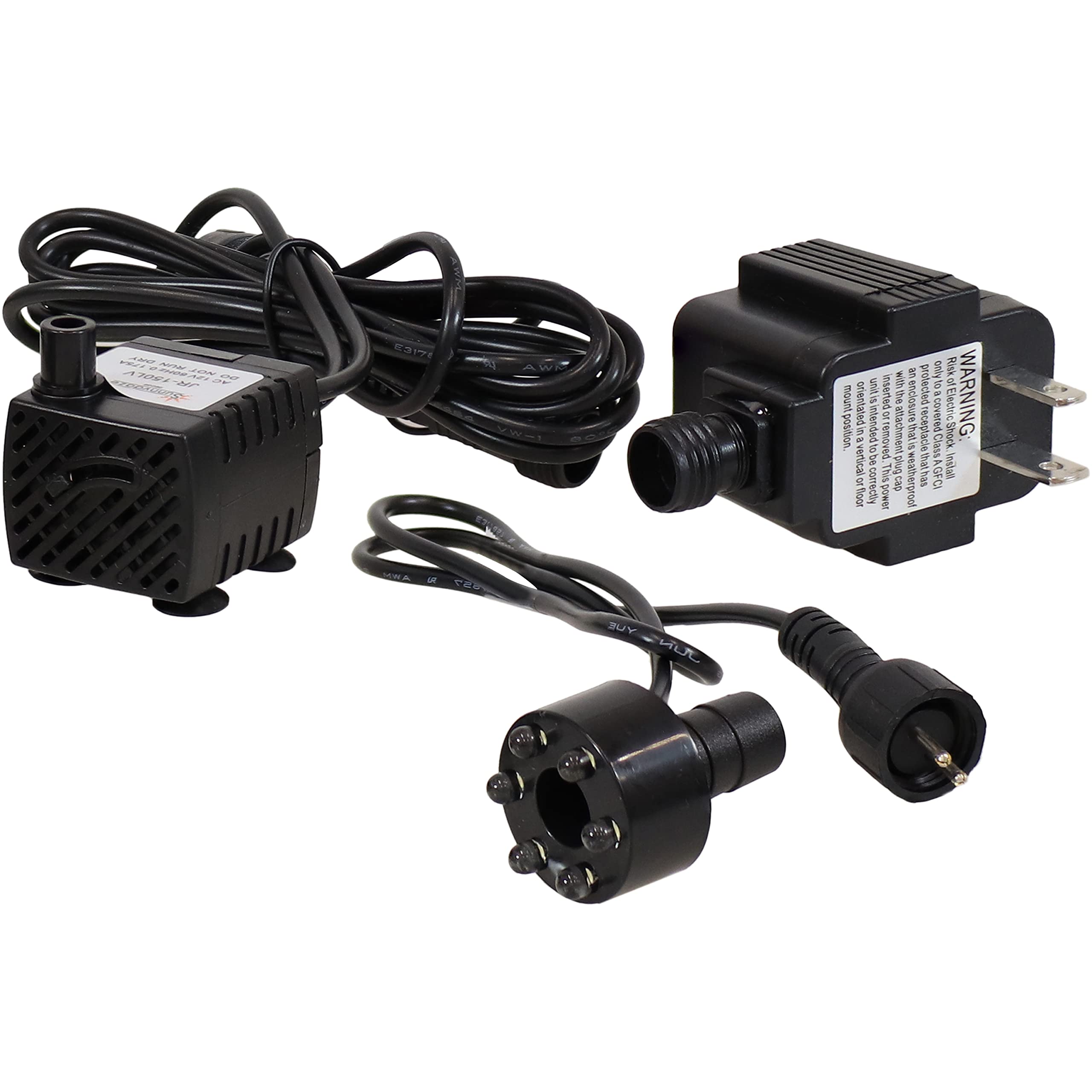 Sunnydaze compact-pump-design fits tight spaces without sacrificing performance.