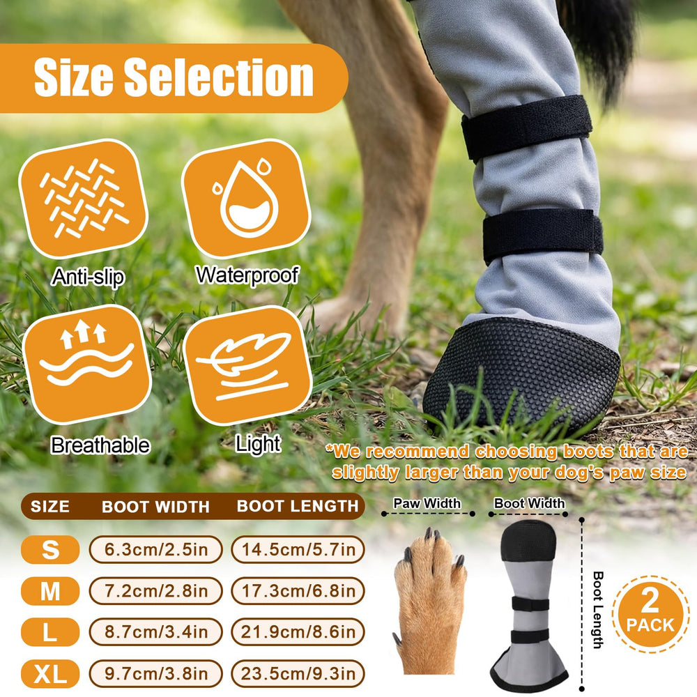 Sunnymove breathable fabric boot keeps paws cool and comfortable while healing