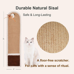 SUNRUI built-in self-grooming brush integrated with scratching surface
