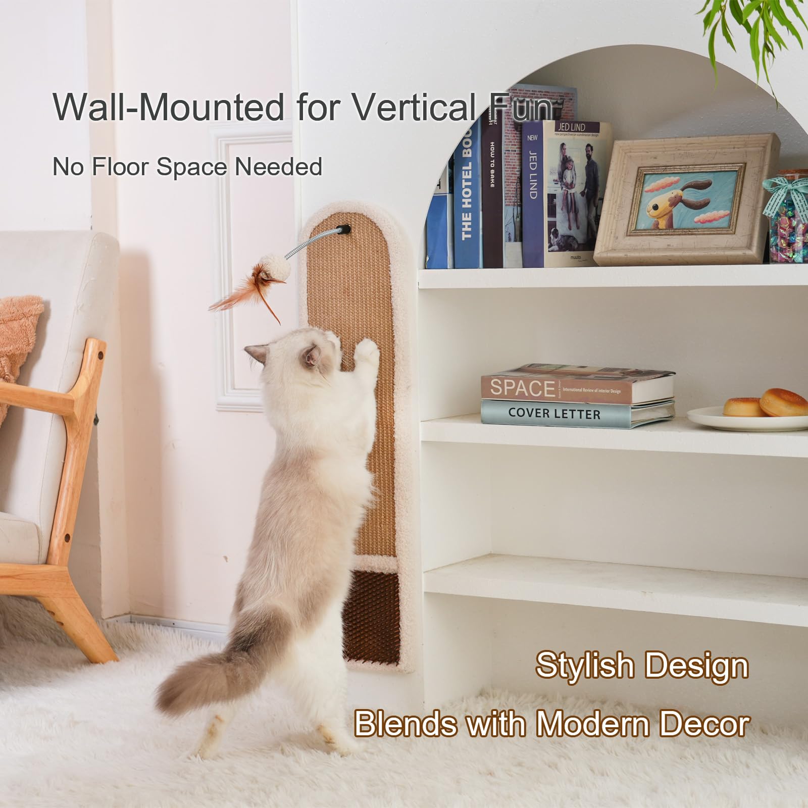 SUNRUI space-saving cat wall furniture fits apartments and small homes