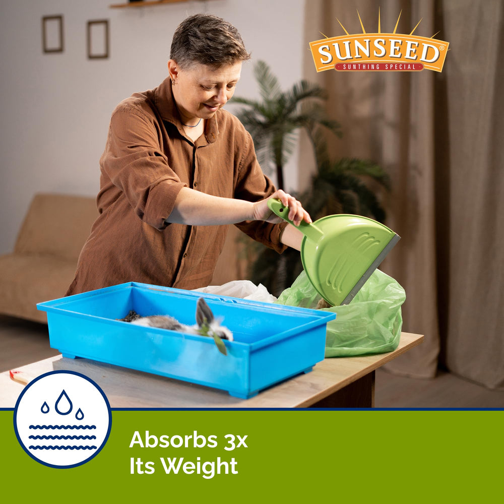 Sunseed Fresh World Bedding Grey 450cuin color-safe formula suitable for nesting.