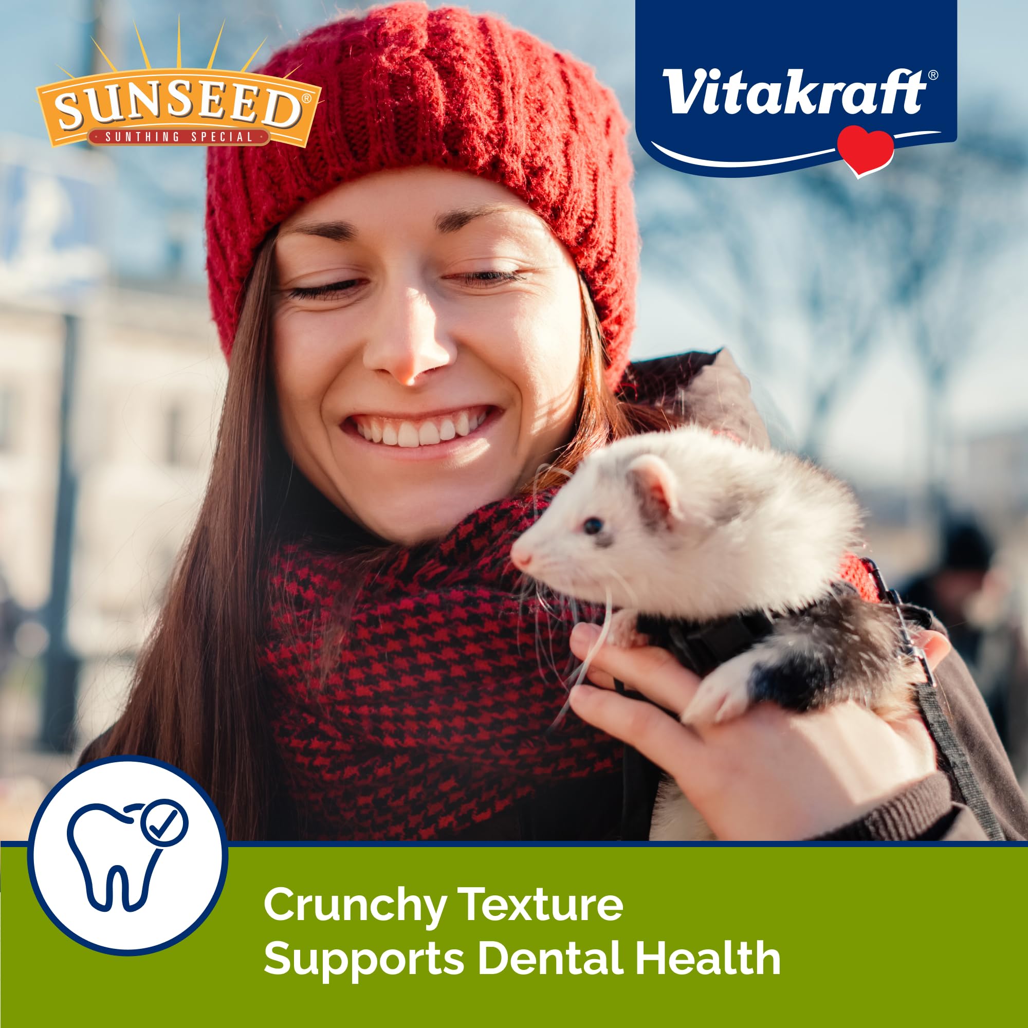 Sunseed Vita Prima ferret food fortified with vitamins and minerals