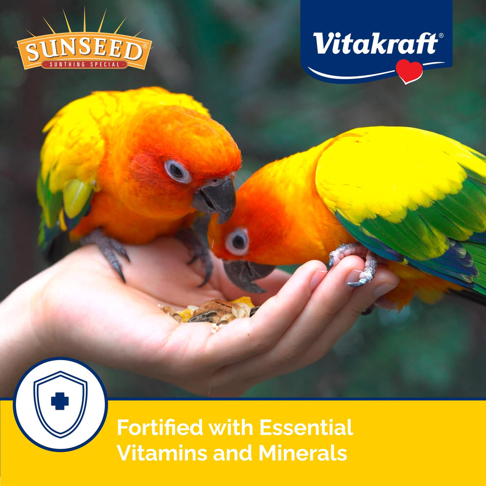 3 lb Vita Prima packaging highlight for convenient, long-lasting conure feeding.