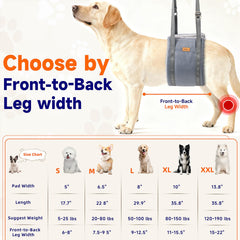 Sunsleek Dog Lift Harness handle lift enables easy assistance during daily activities