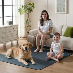 Sunsleek pee pad cross-section highlights absorbent layers for quick moisture control
