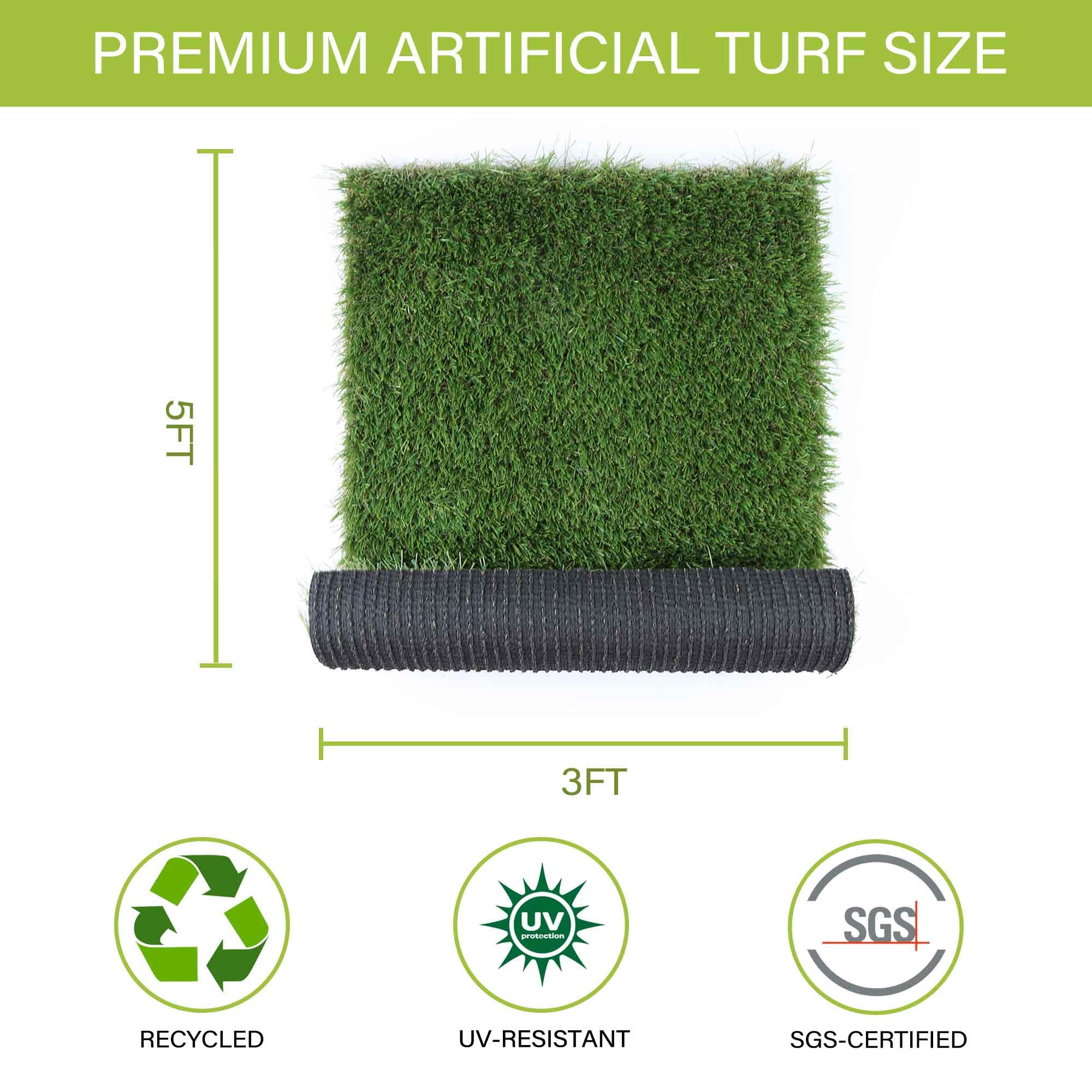 SUNTURF soft-textured surface ideal for comfortable puppy training.