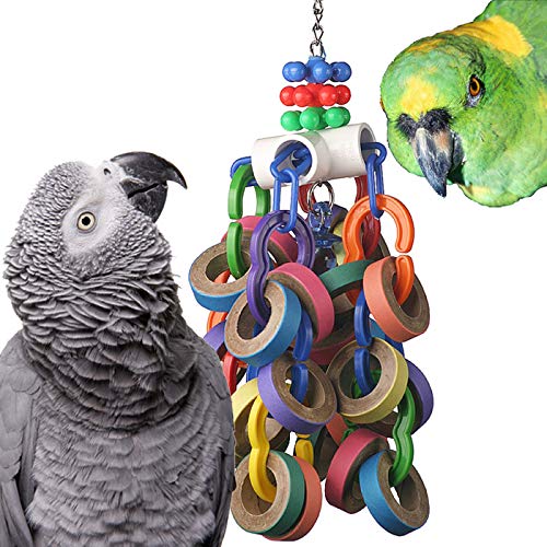 Super Bird Creations SB1107 colorful toy swings and spins to boost activity.