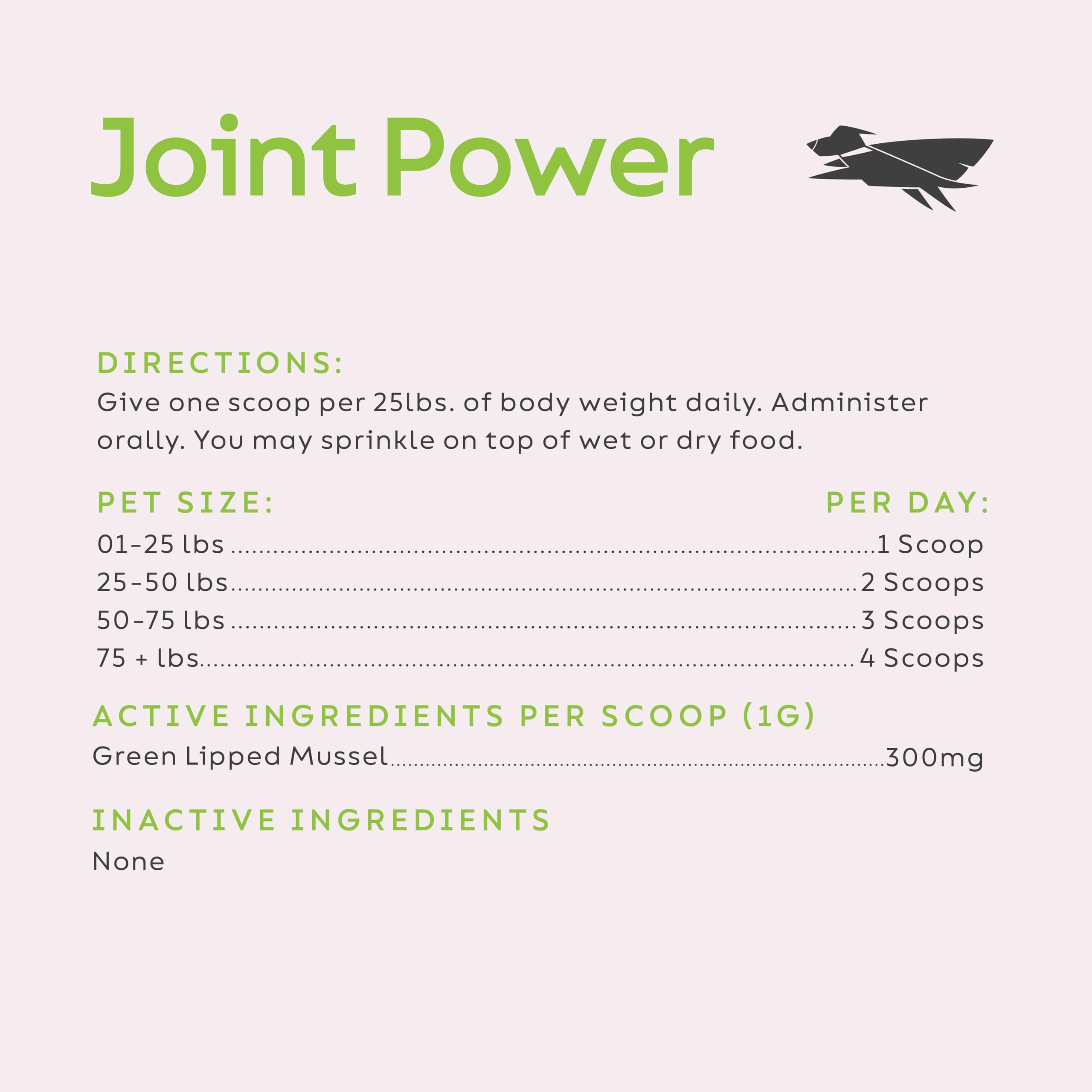Cat being served Joint Power topper, supports joint care during meals.