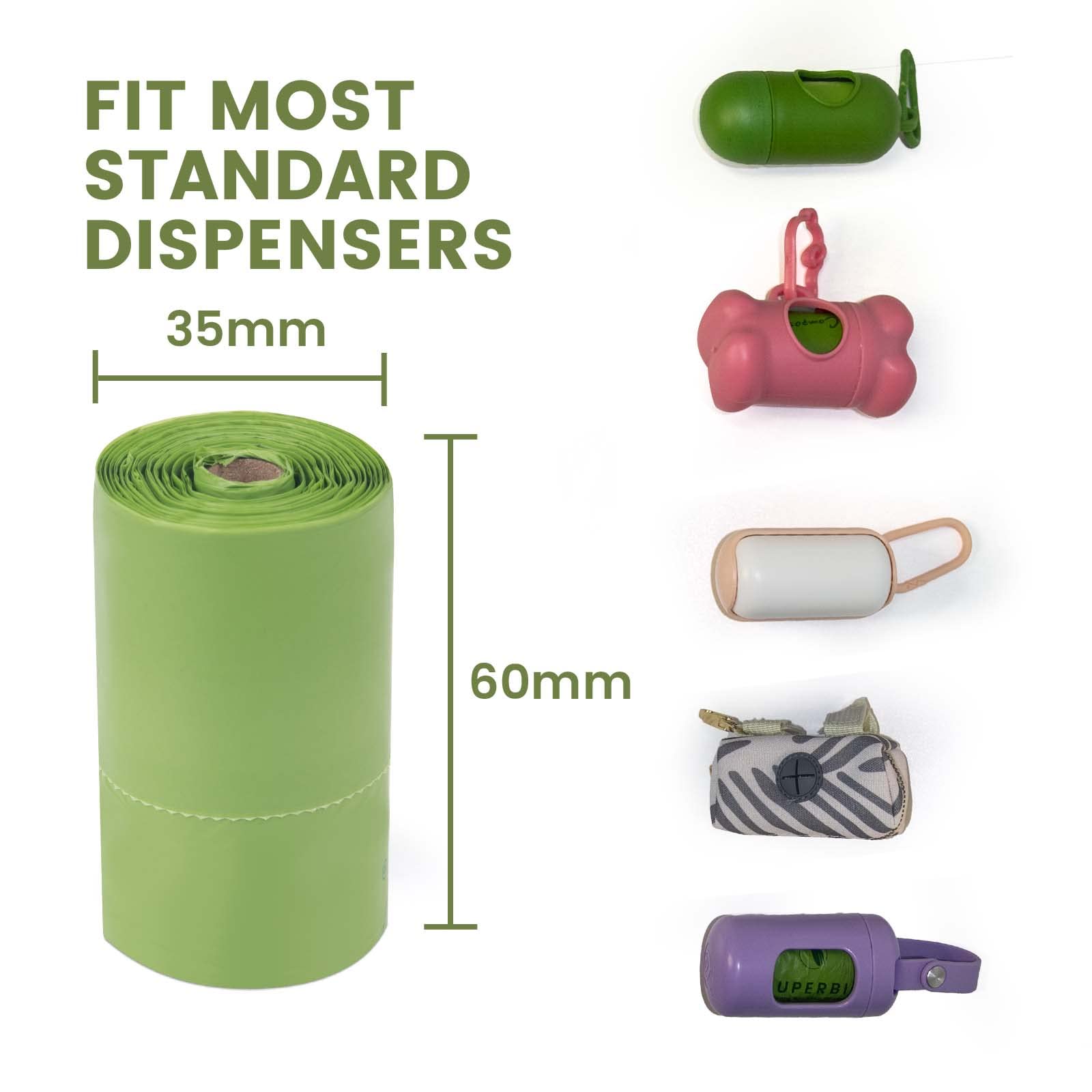 SUPERBIO extra-thick bags resist tearing for quick outdoor cleanup