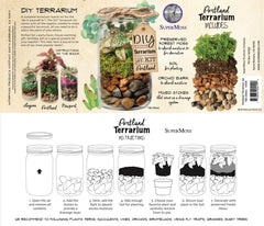 SuperMoss Portland Terrarium Jar Kit assembly in progress with beginner-friendly steps.